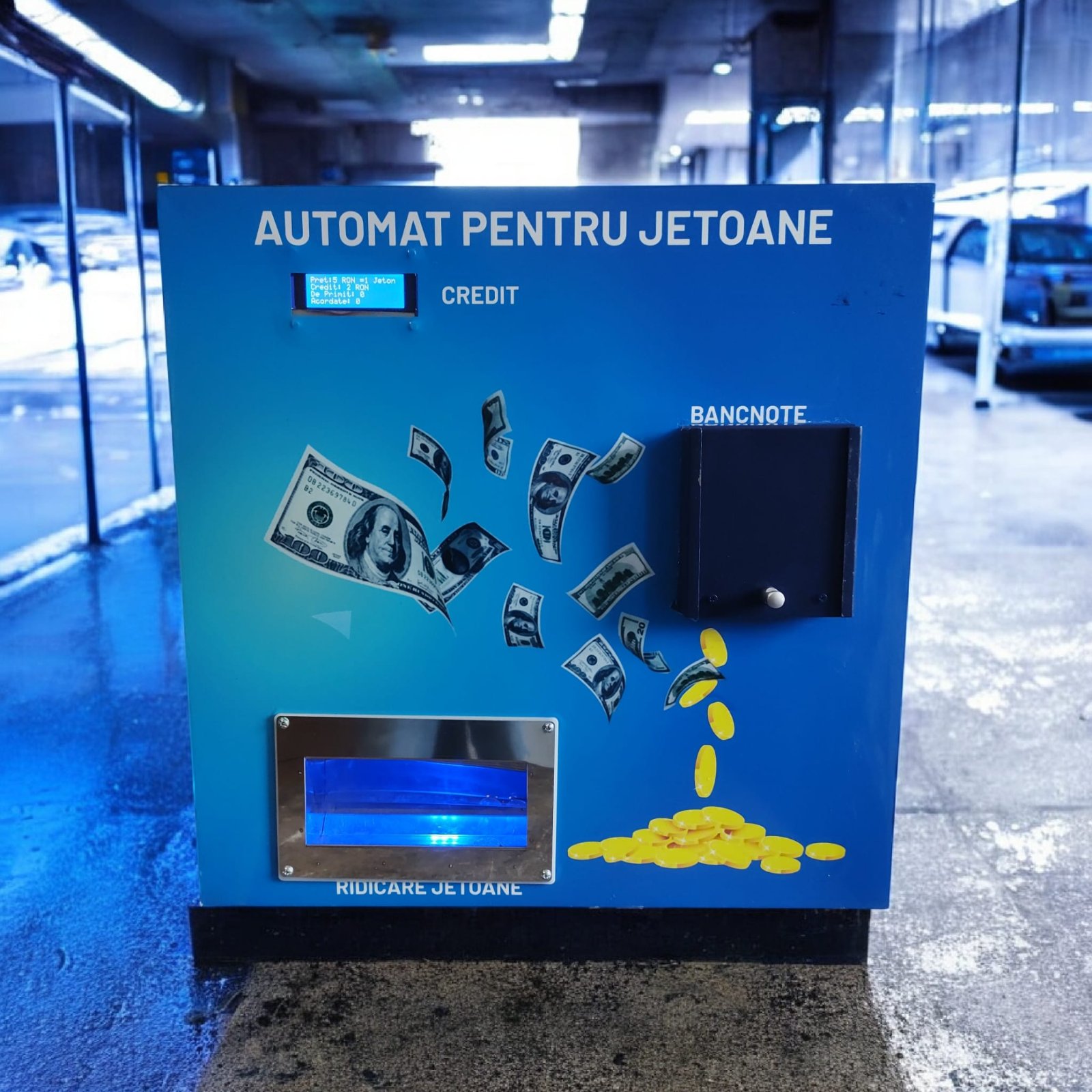 Automat de jetoane